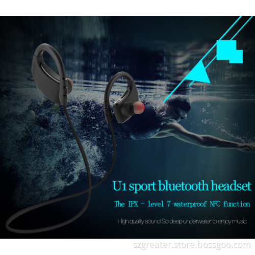Newest Stylish Sports V4.1 wiresless waterproof bluetooth headphones for swimming
Newest Stylish Sports V4.1 wiresless waterproof bluetooth headphones for swimming